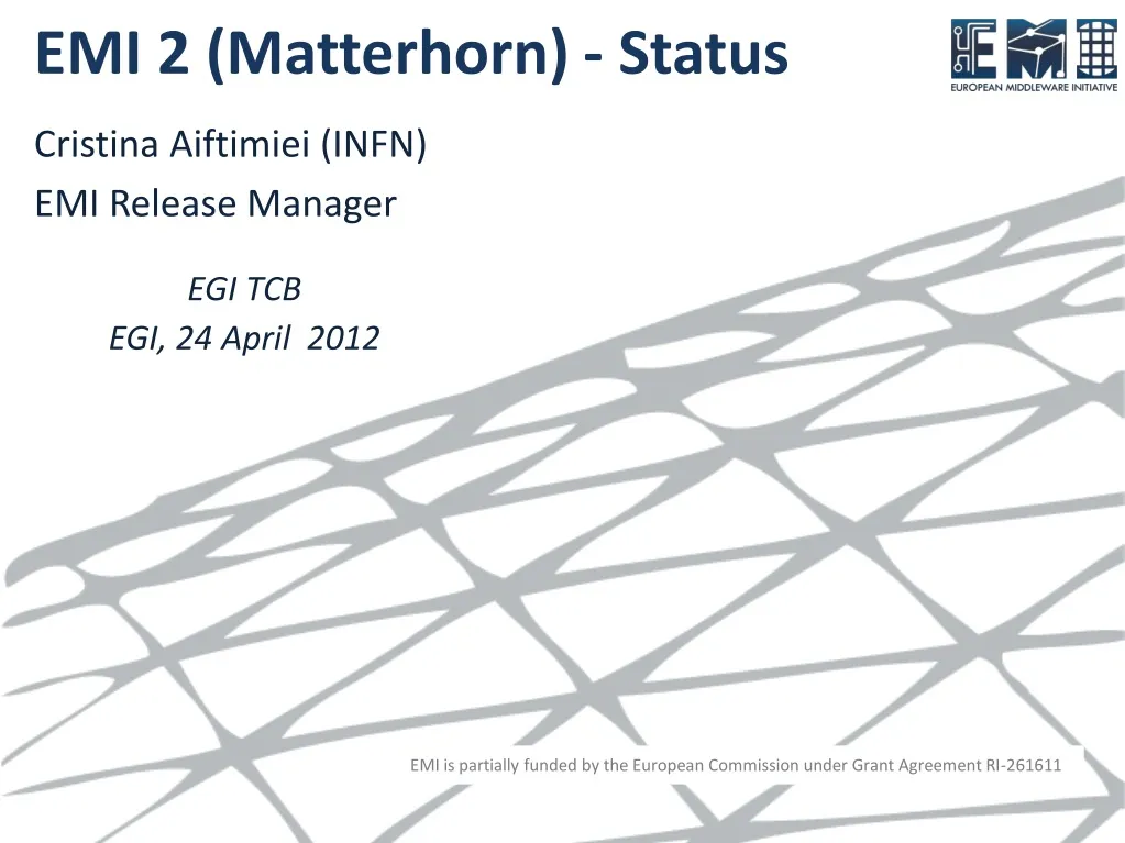 emi 2 matterhorn status