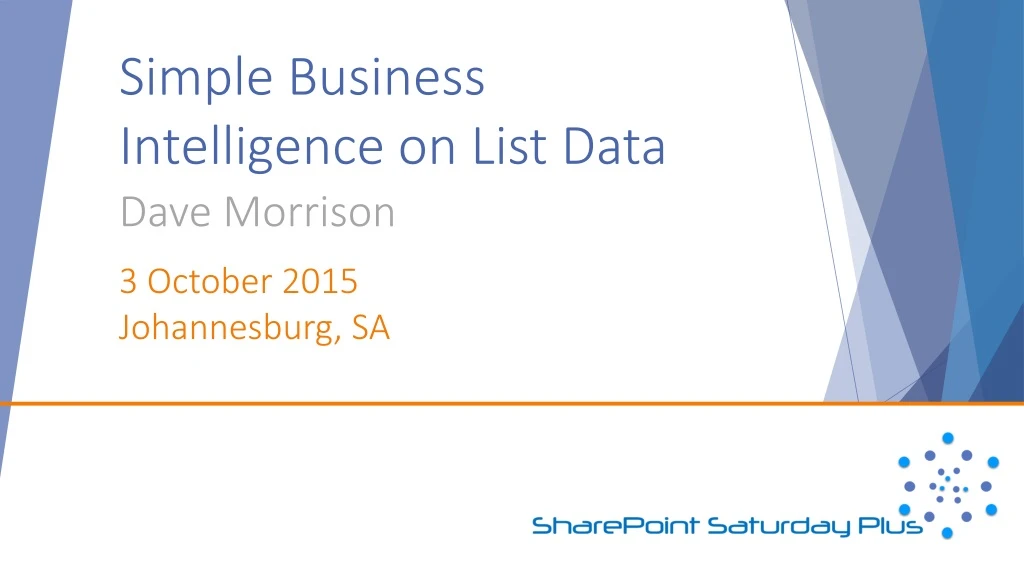 simple business intelligence on list data