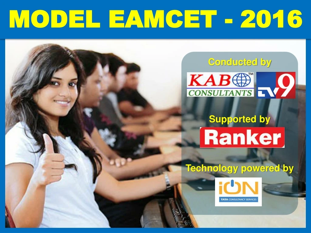 model eamcet 2016