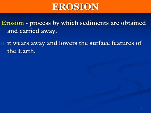 EROSION