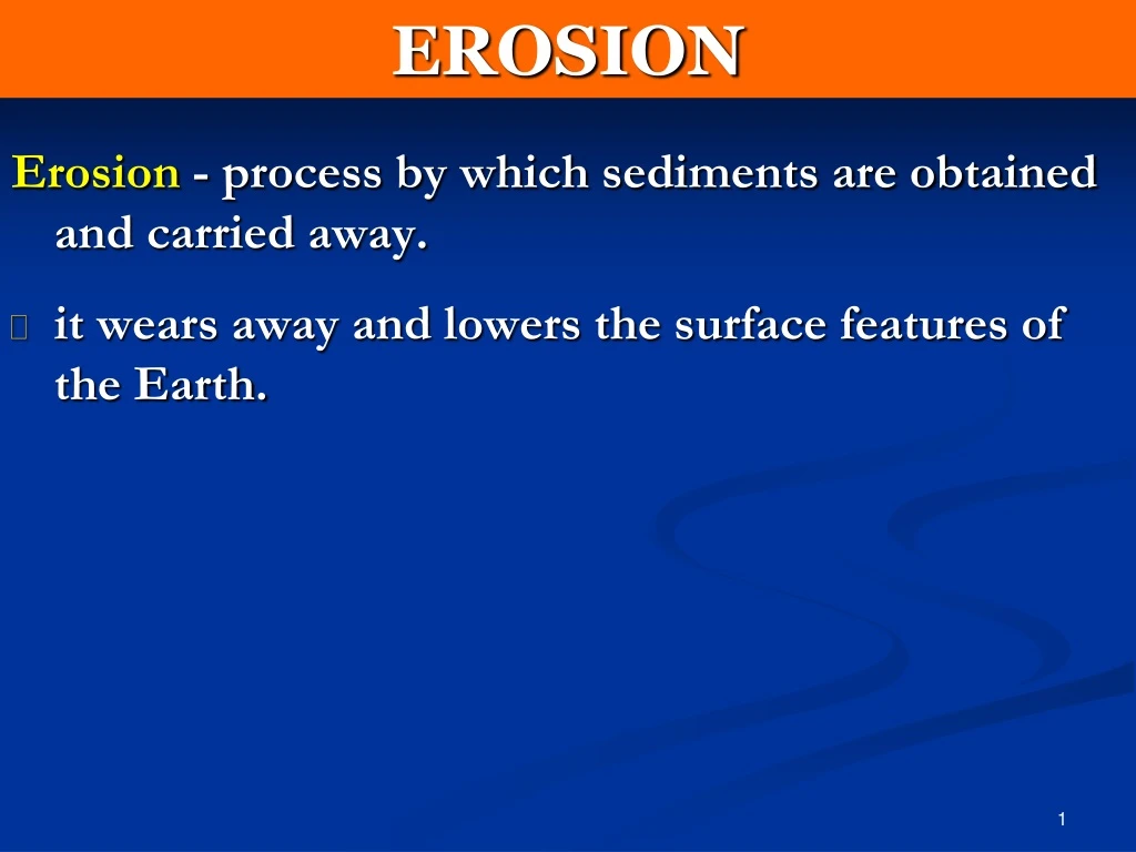 erosion