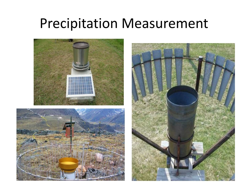 precipitation measurement