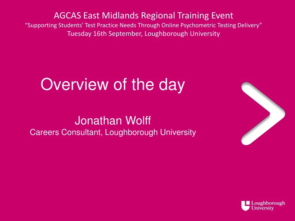 agcas east midlands regional training event