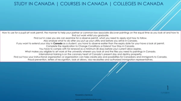 STUDY IN CANADA | COURSES IN CANADA | COLLEGES IN CANADA