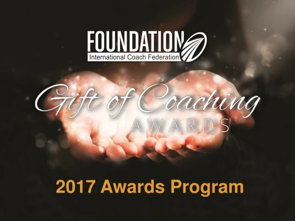 2017 Awards Program