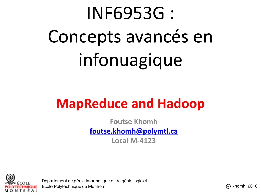 inf6953g concepts avanc s en infonuagique mapreduce and hadoop