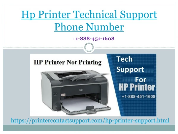 Hp Printer Technical Support Phone Number 1-888-451-1608