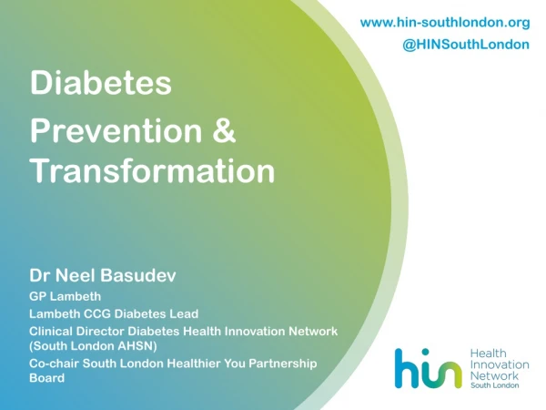 Diabetes Prevention &amp; Transformation