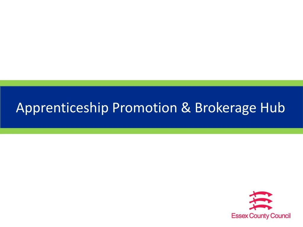 apprenticeship promotion brokerage hub