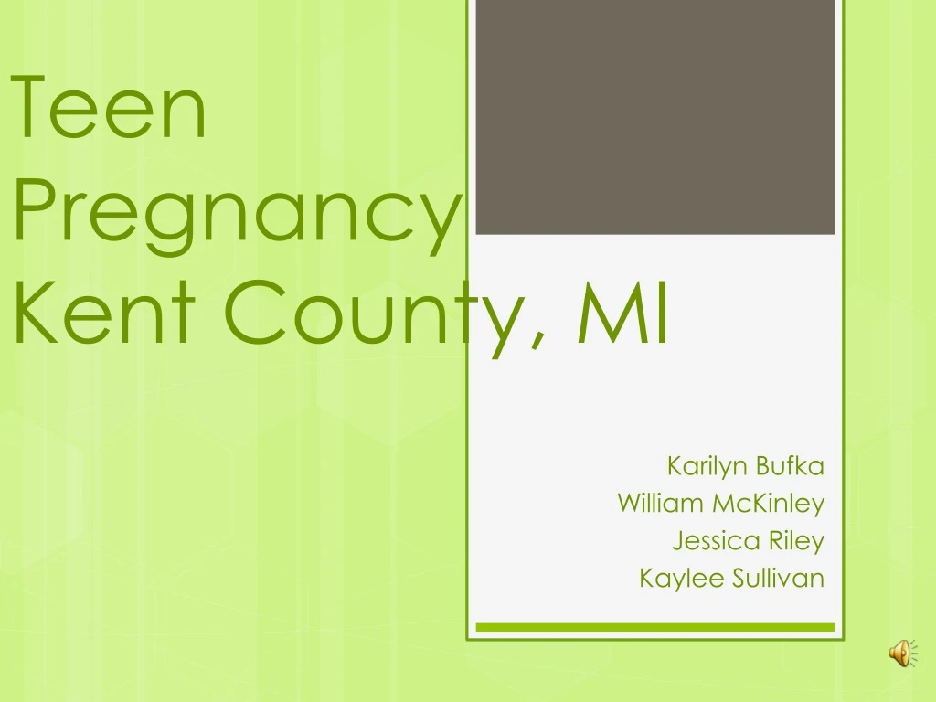 teen pregnancy kent county mi