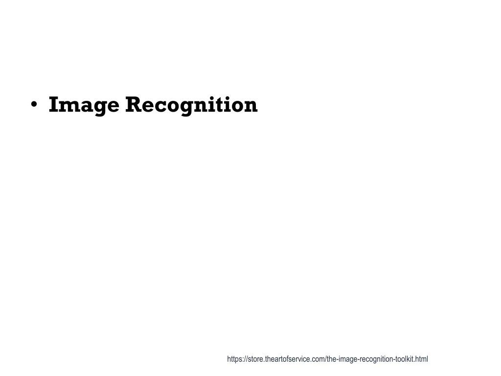 image recognition