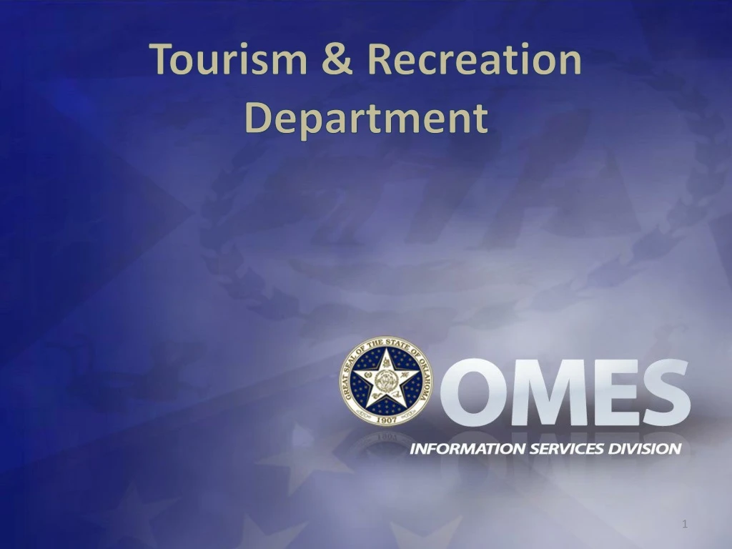 tourism recreation department
