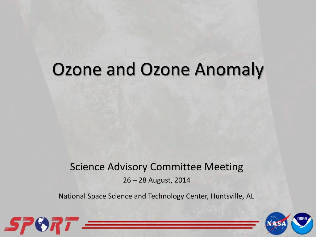 ozone and ozone anomaly