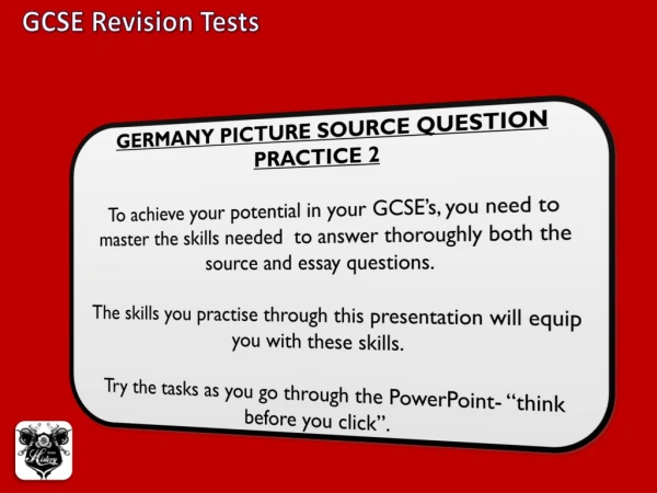 GCSE Revision Tests