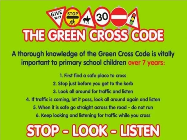Primary School Road Safety Quiz 2017