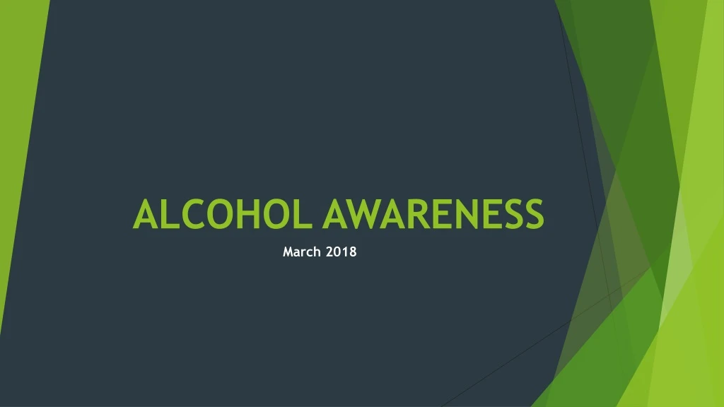 alcohol awareness