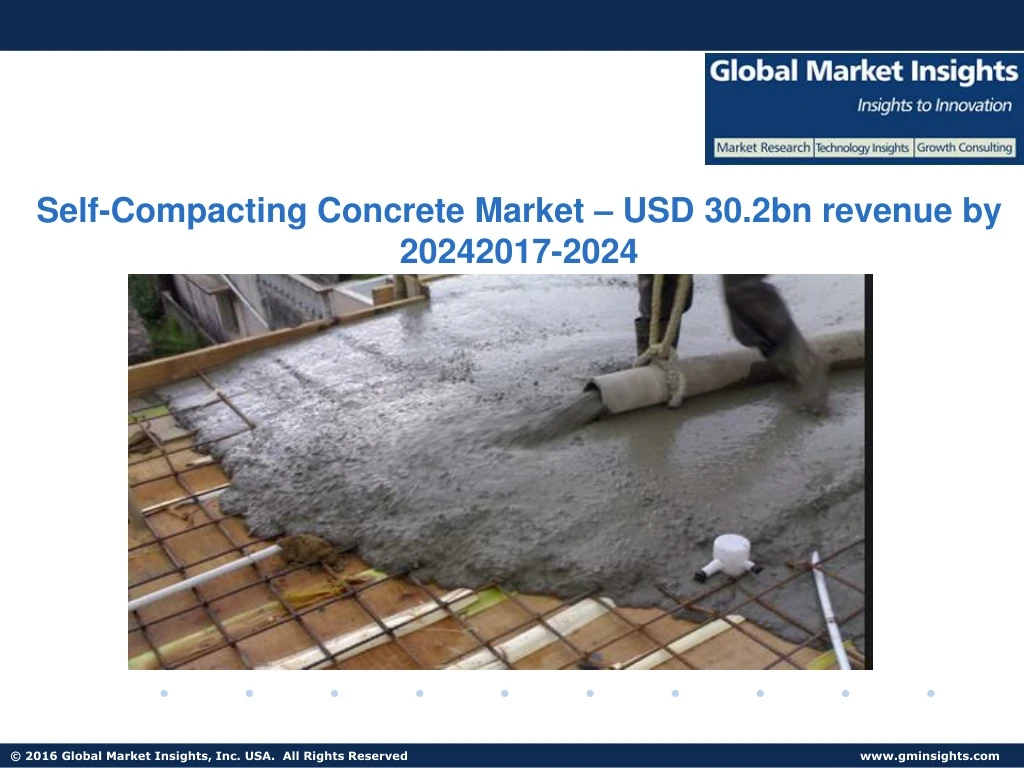 self compacting concrete market