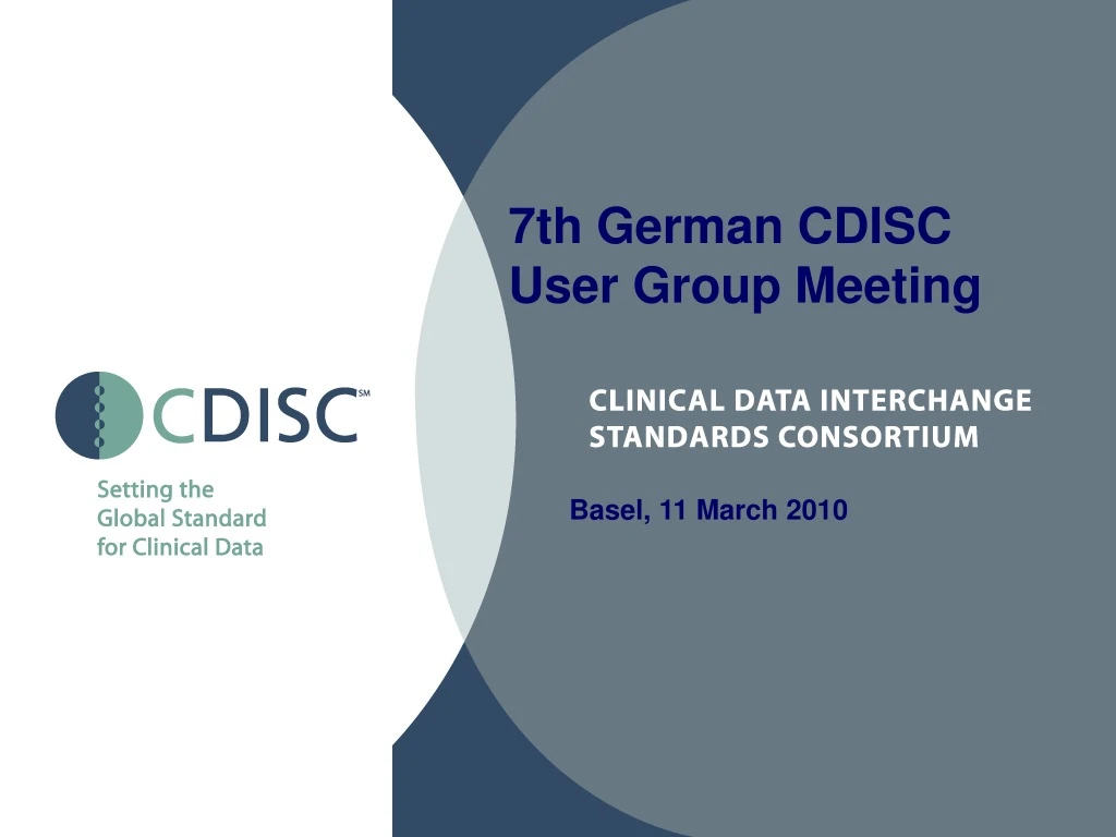 7th german cdisc user group meeting