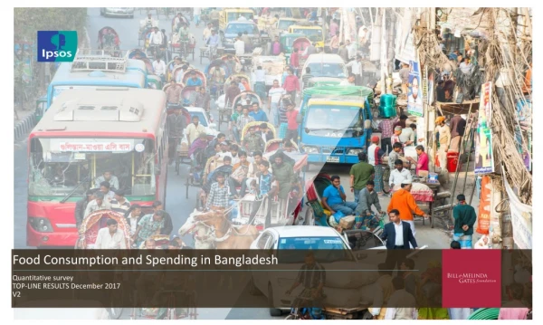 Food Consumption and Spending in Bangladesh