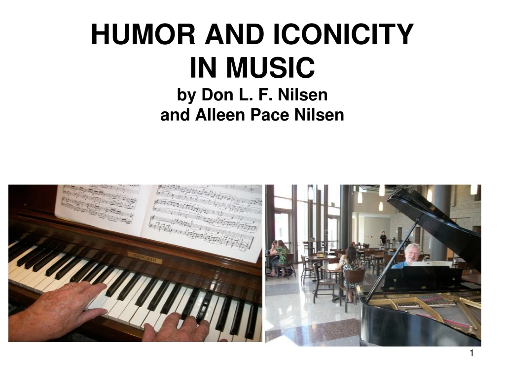 humor and iconicity in music by don l f nilsen and alleen pace nilsen