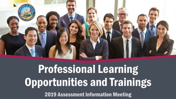 Professional Learning Opportunities and Trainings