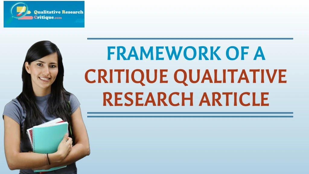 article critique qualitative research
