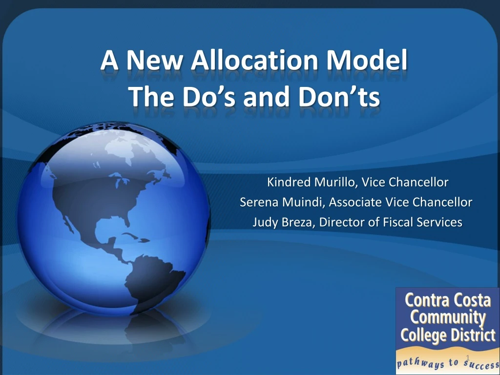 a new allocation model the do s and don ts