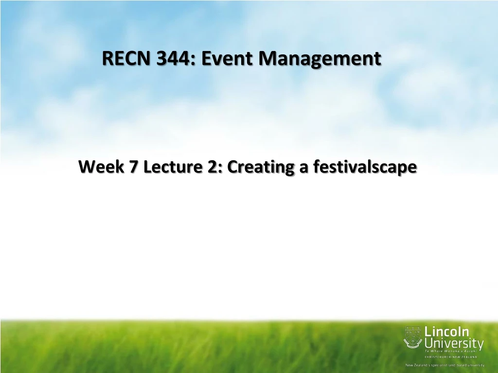 recn 344 event management