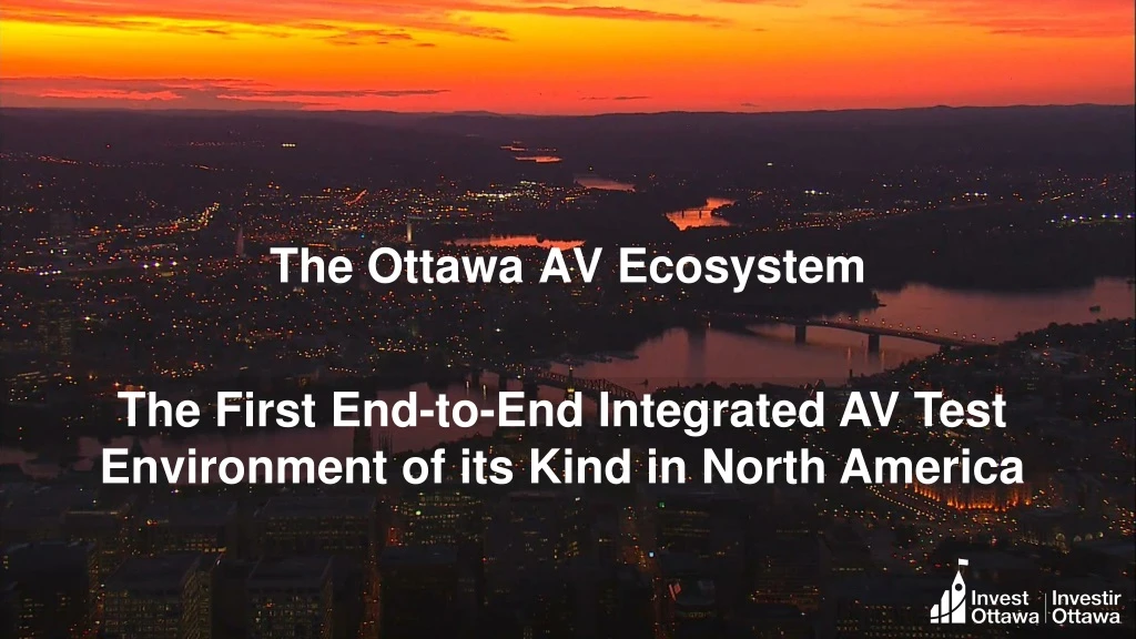 the ottawa av ecosystem