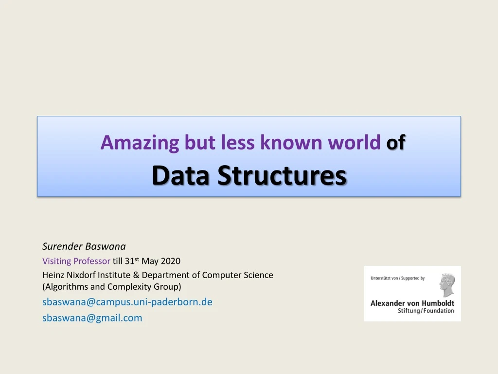 data structures