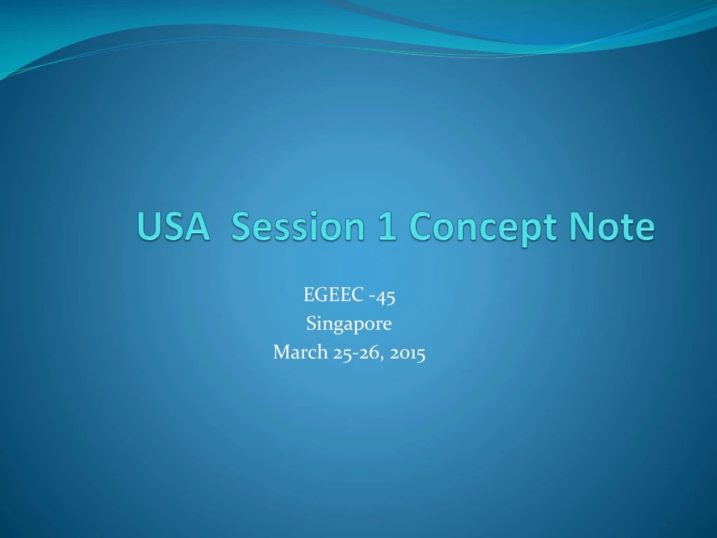 usa session 1 concept note