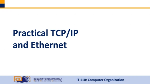 Practical TCP/IP and Ethernet