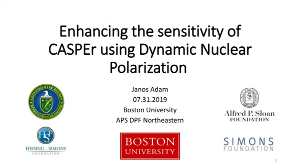 Enhancing the sensitivity of CASPEr using Dynamic Nuclear Polarization 