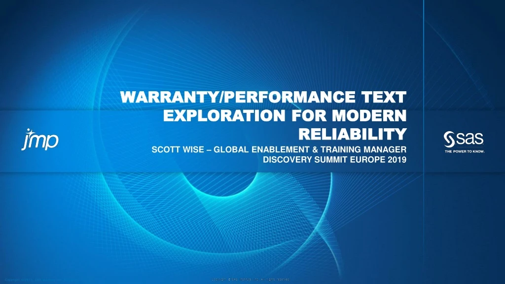 warranty performance text exploration for modern reliability