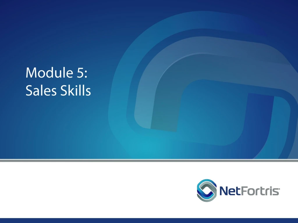 module 5 sales skills