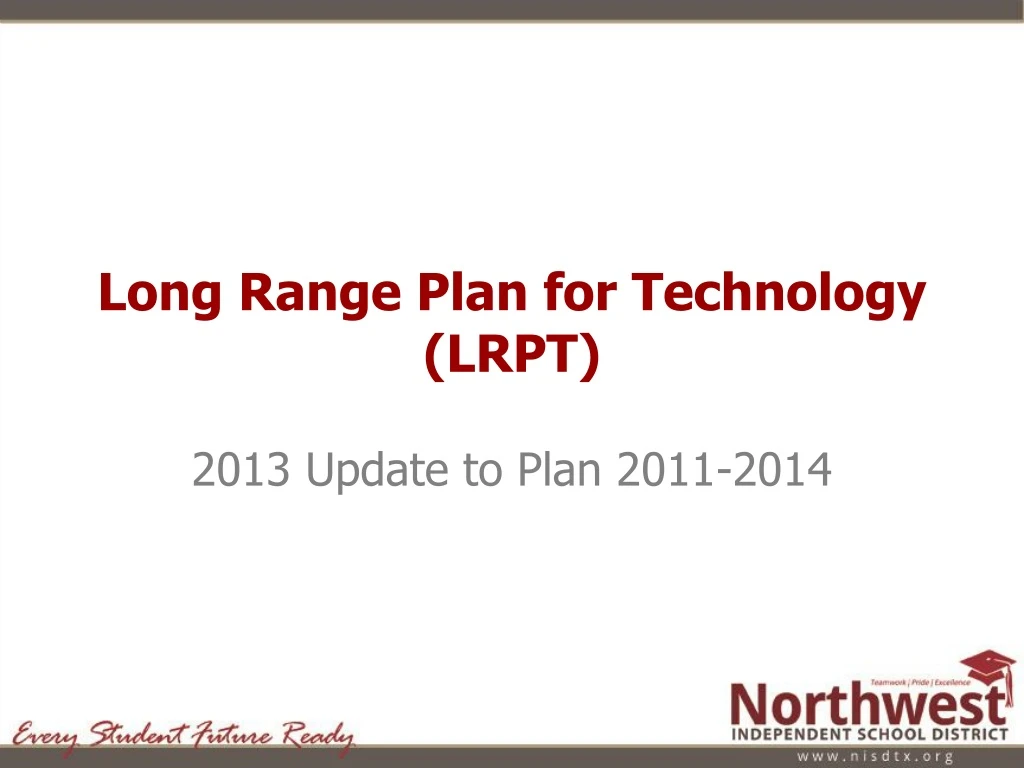 long range plan for technology lrpt