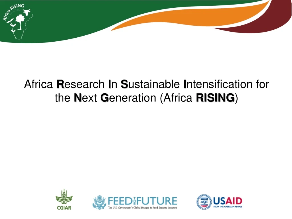 africa r esearch i n s ustainable