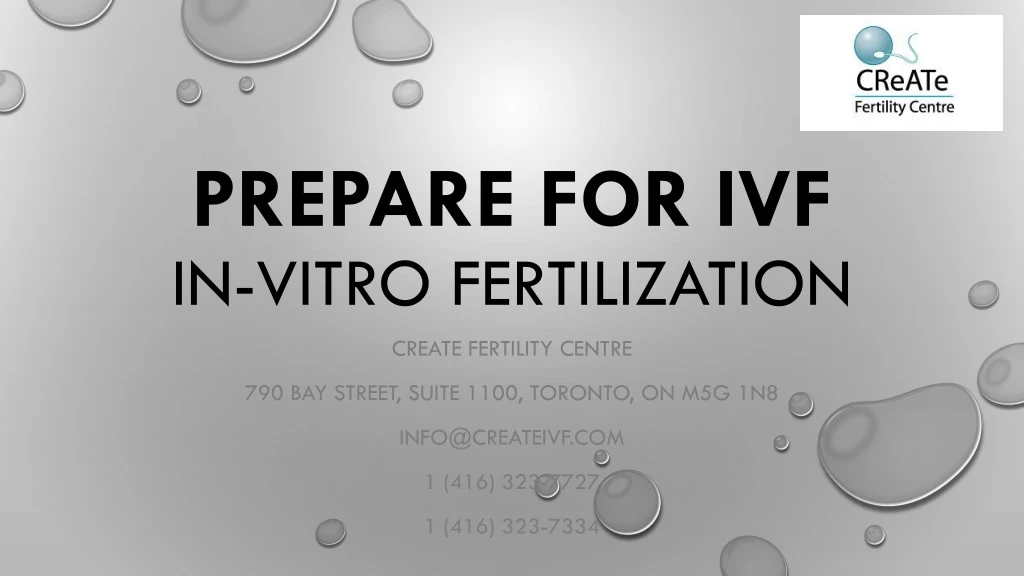prepare for ivf in vitro fertilization