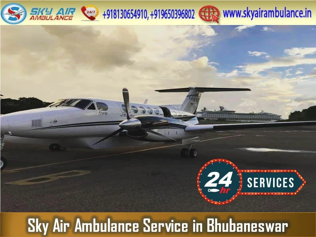 sky air ambulance service in bhubaneswar