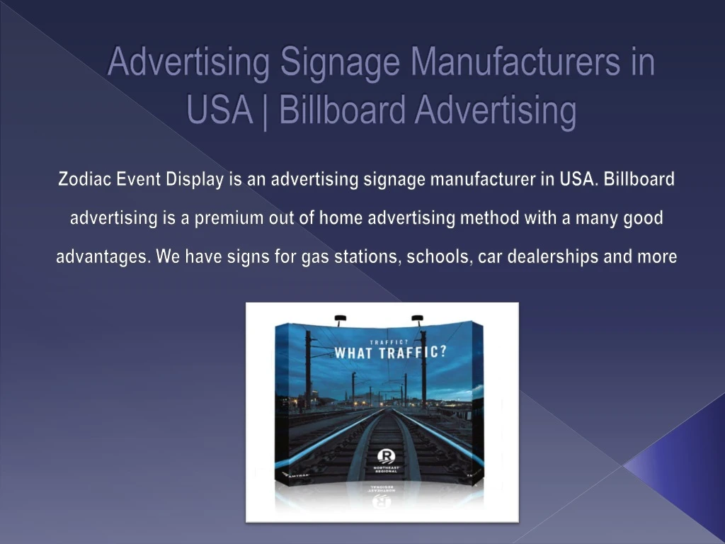 advertising signage manufacturers in usa billboard advertising