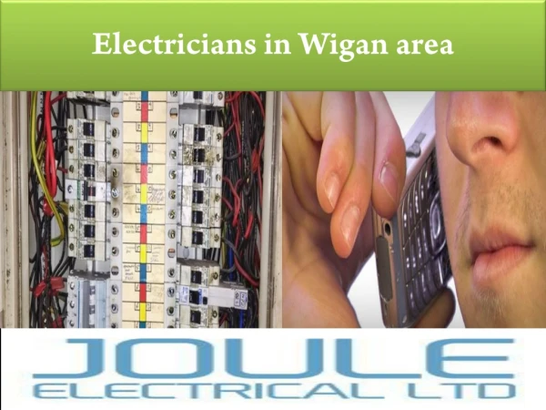 electricians in Wigan area