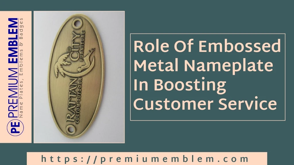role of embossed metal nameplate in boosting