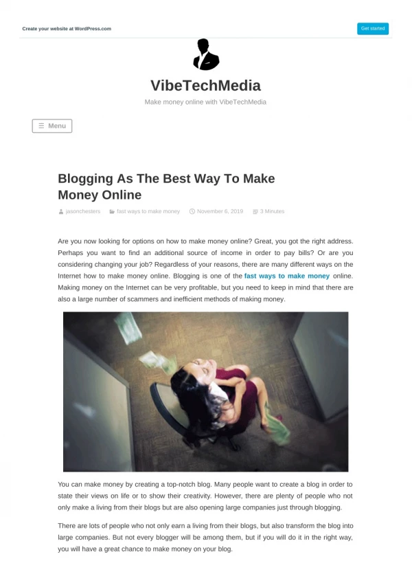 Blogging As The Best Way To Make Money Online