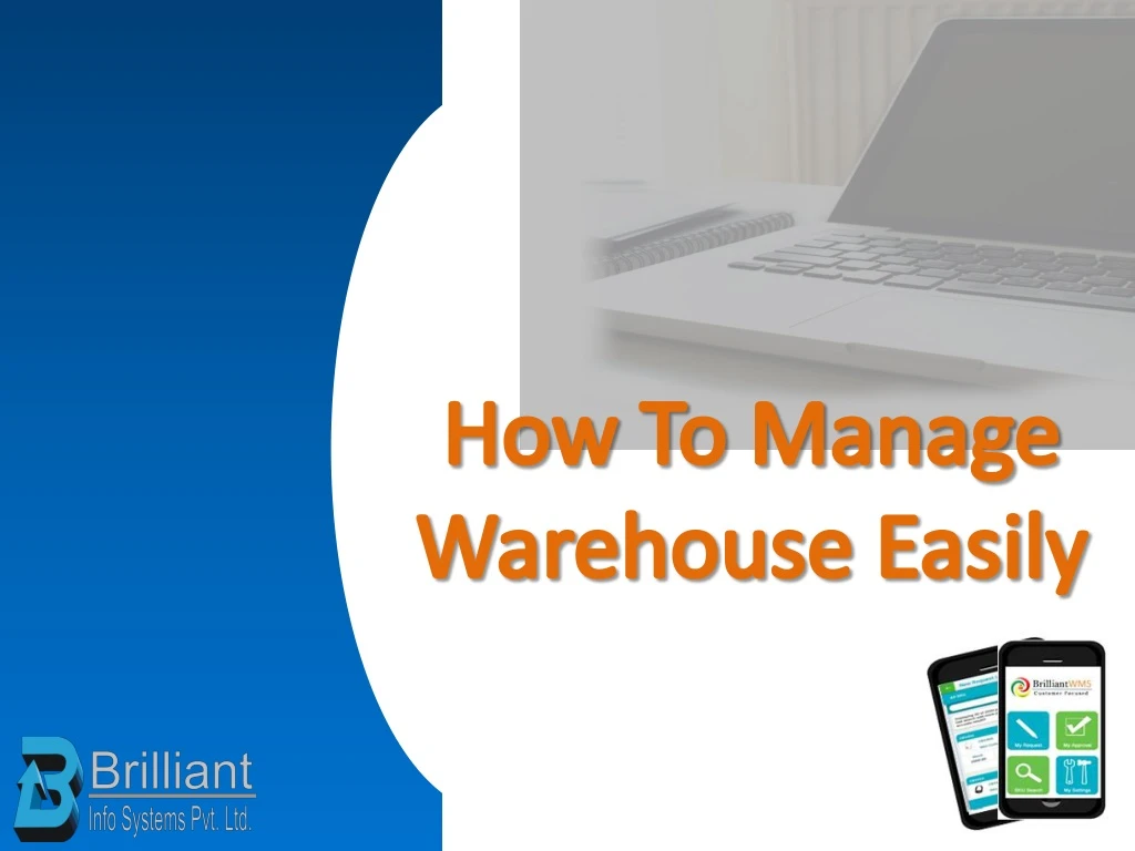 how to manage warehouse easily