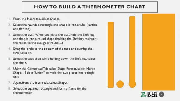 How to Build a Thermometer Chart