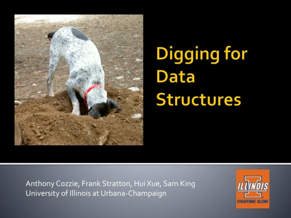 Digging for Data Structures