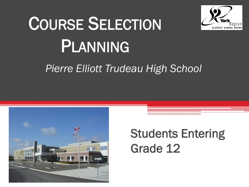 course selection planning