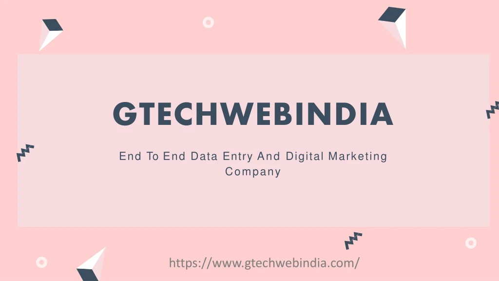 gtechwebindia end to end data entry and digital