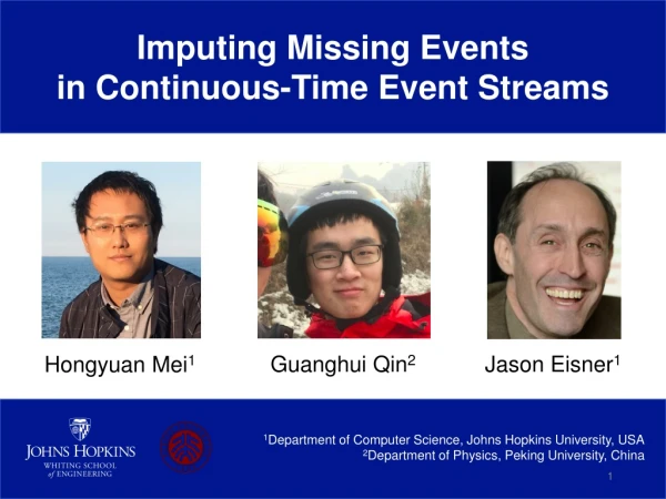 Imputing Missing Events in Continuous-Time Event Streams