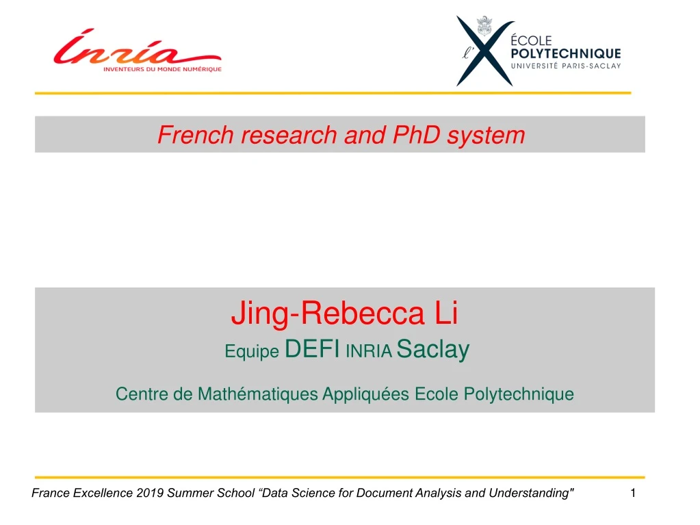 french research and phd system